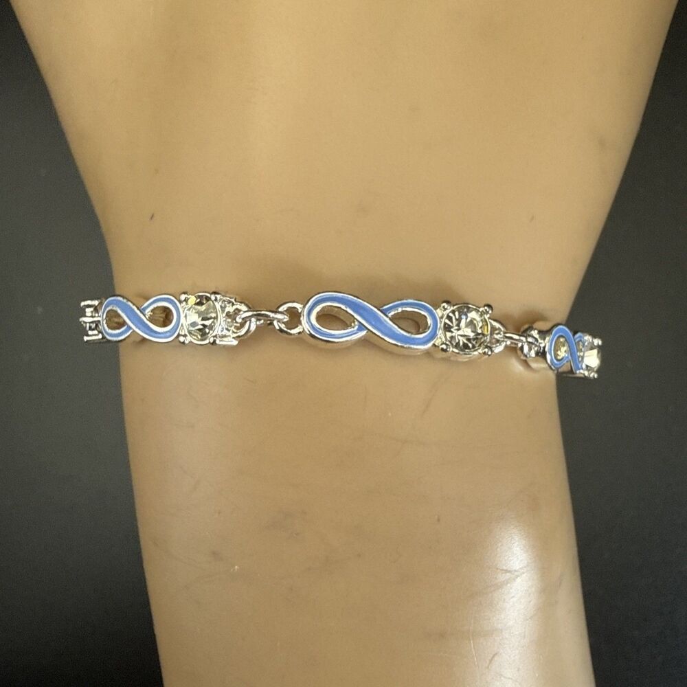 NIB AVON 2015 Speak Out Against Domestic Violence Awareness Tennis Bracelet